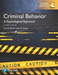 Criminal behavior : a psychological approach
